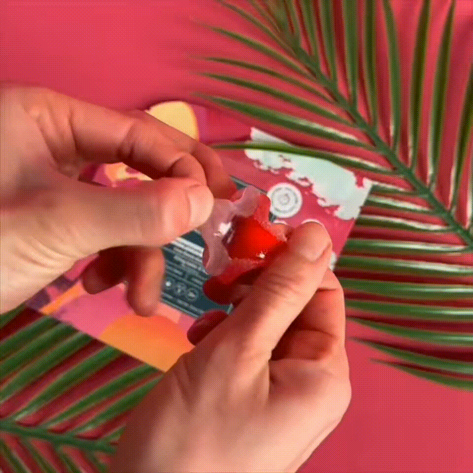Pomegranate Raspberry - Double Take Live Rosin Delta 9 THC Gummies (10ct)