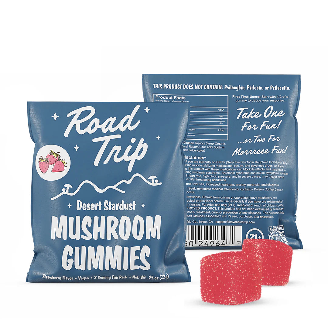 Strawberry Mushroom Gummies