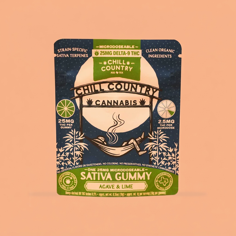 Agave & Lime Fast Acting 25mg THC Gummies (1ct)