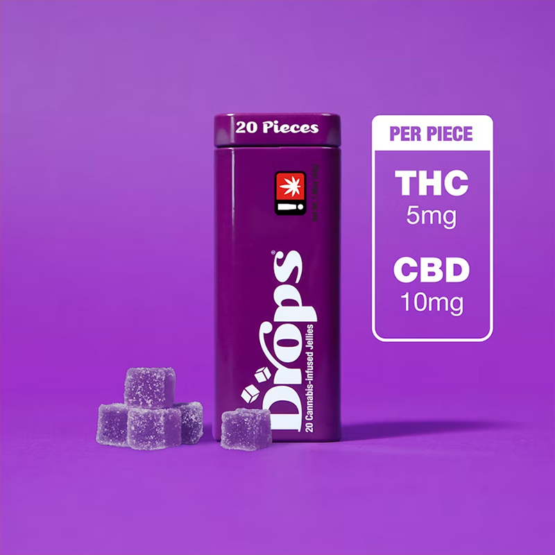 Blackberry - Soothing THC+CBD Gummies (20ct)