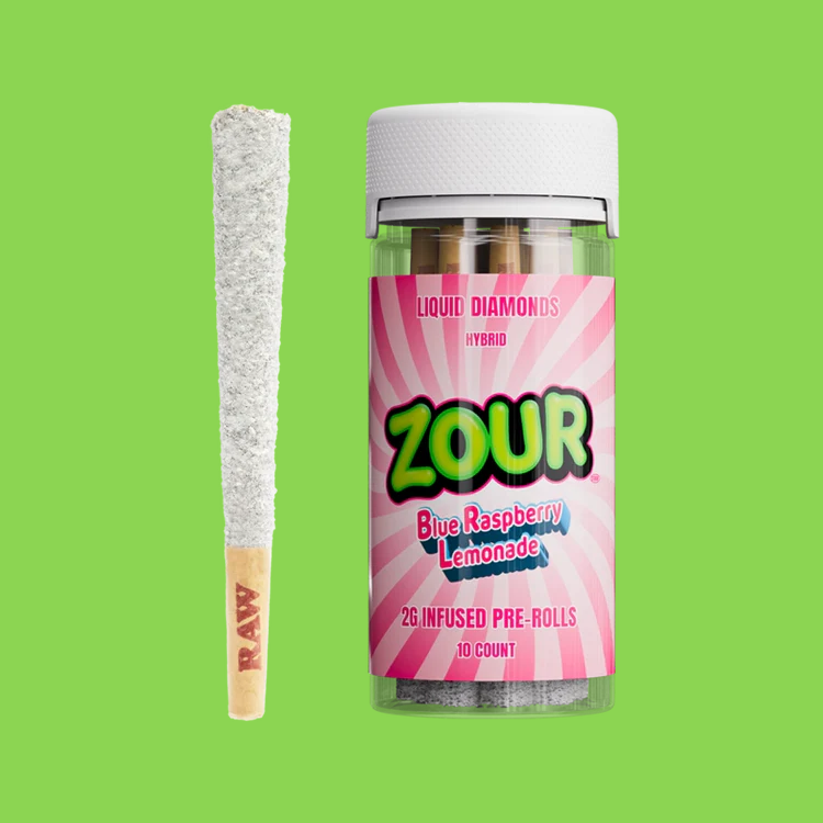 Blue Raspberry Lemonade Coated Pre-Rolls (10 count)