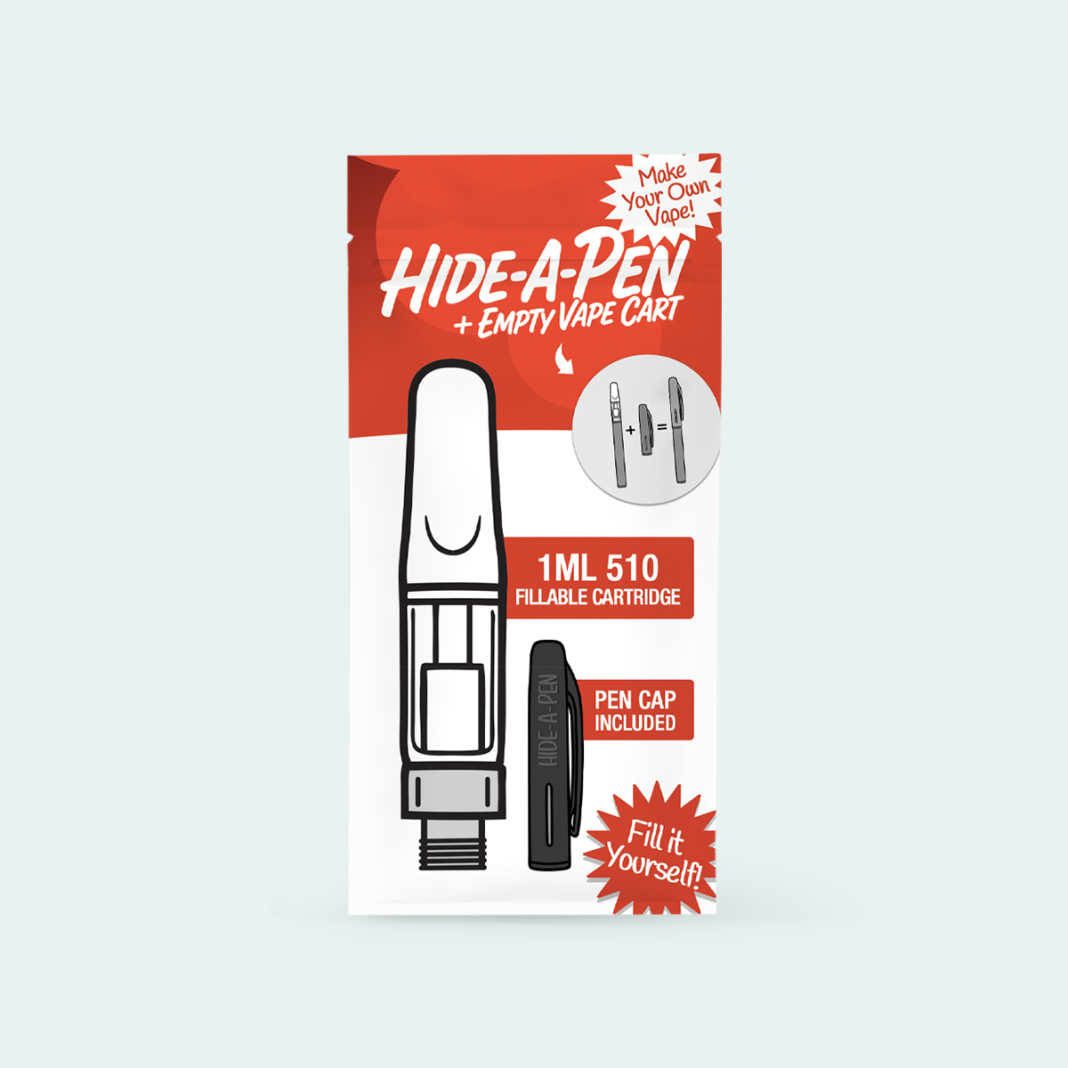 Hide-A-Pen + Empty Vape Cart