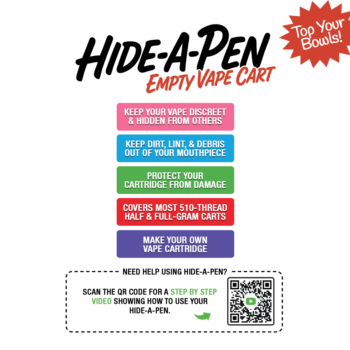 Hide-A-Pen + Empty Vape Cart