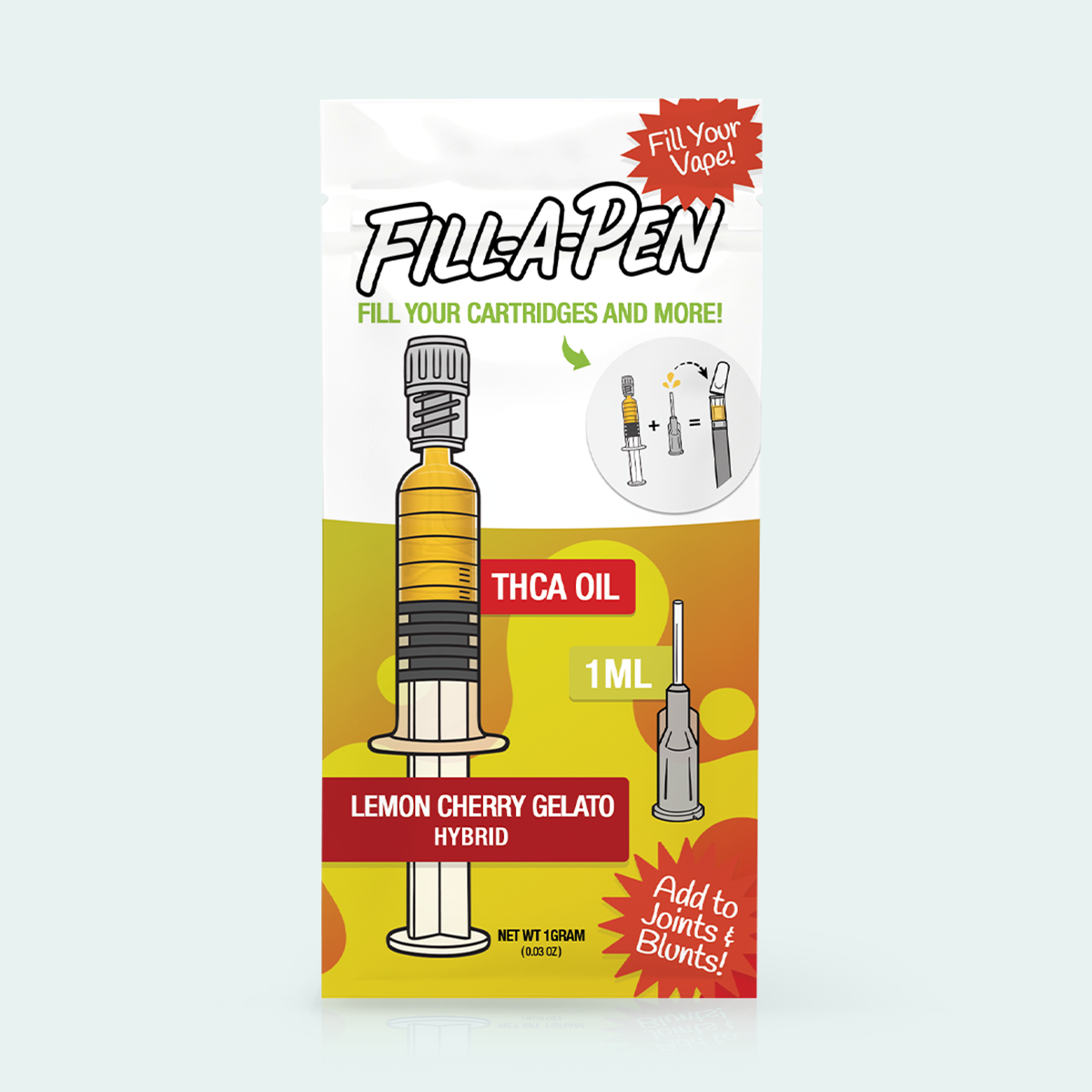 Lemon Cherry Gelato Fill-A-Pen THCa Oil