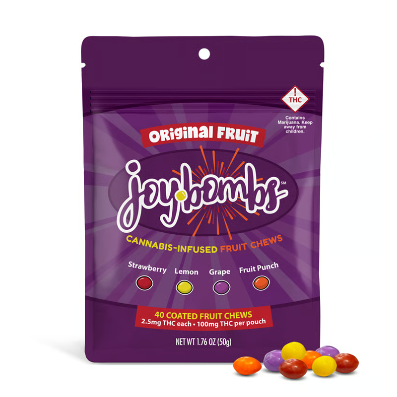 Joy Bombs Original Fruit • 100mg THC (40ct)