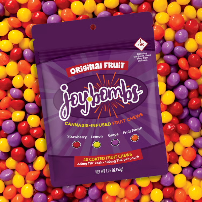 Joy Bombs Original Fruit • 100mg THC (40ct)