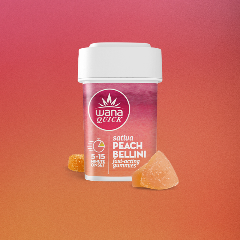 Peach Bellini Fast Acting THC Gummies (10ct)