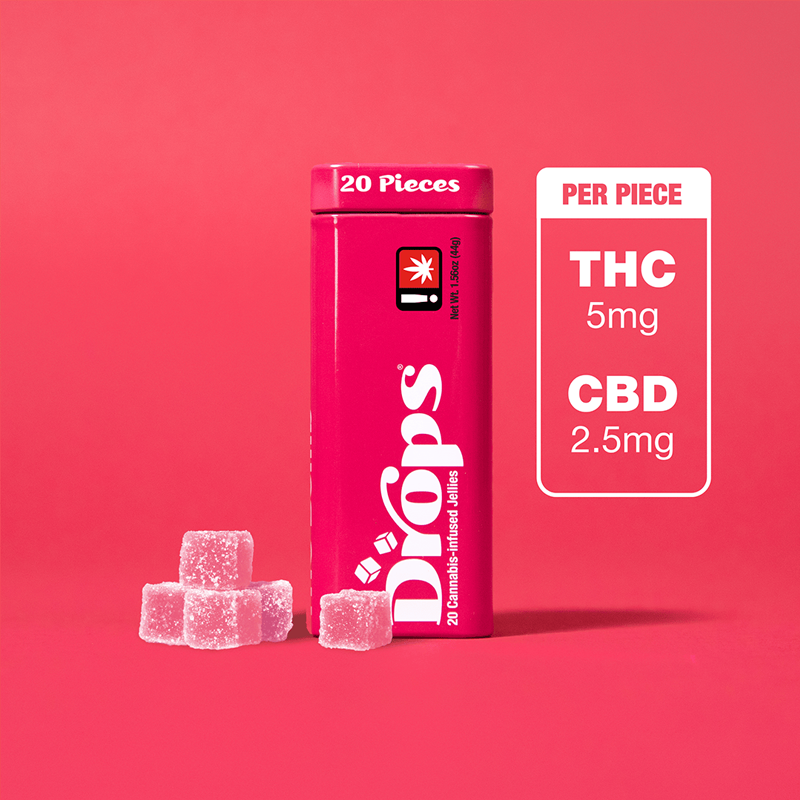 Raspberry - Calm THC+CBD Gummies (20ct)