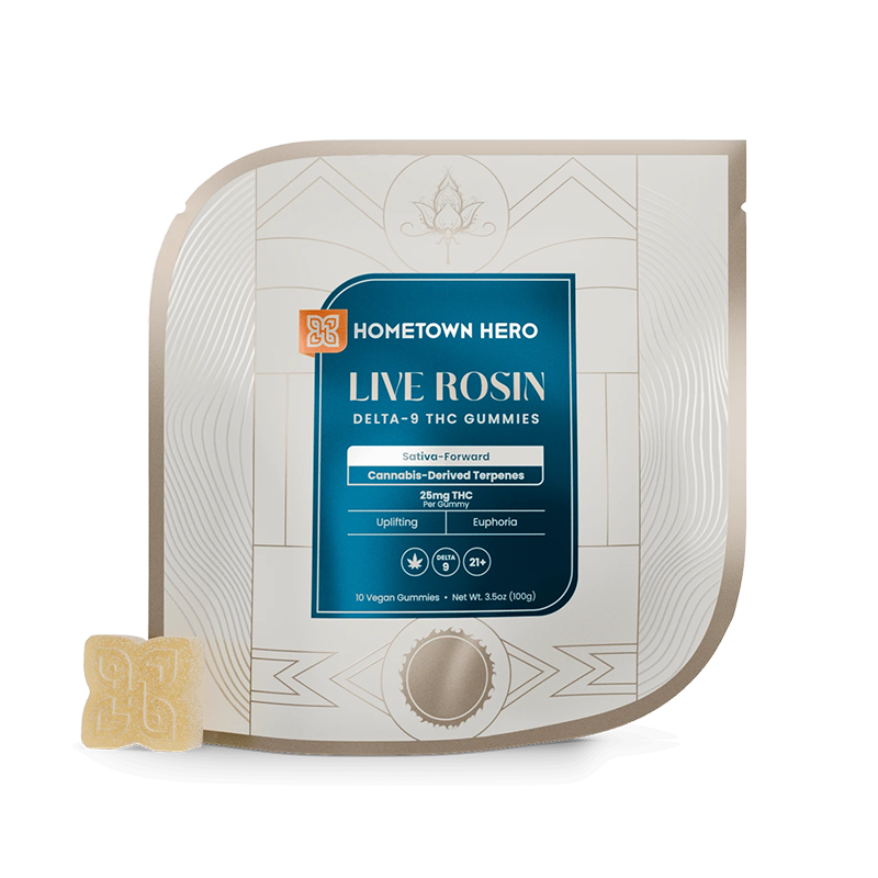 Sativa - Live Rosin Absolute Delta 9 THC Gummies (10ct)