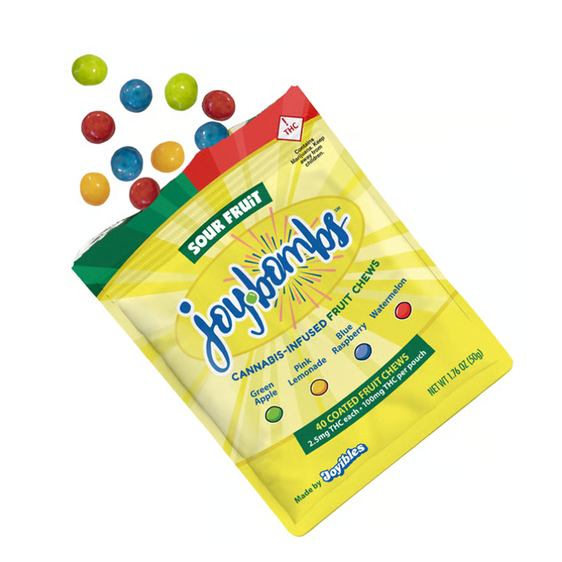 Joy Bombs Sour Fruit • 100mg THC (40ct)