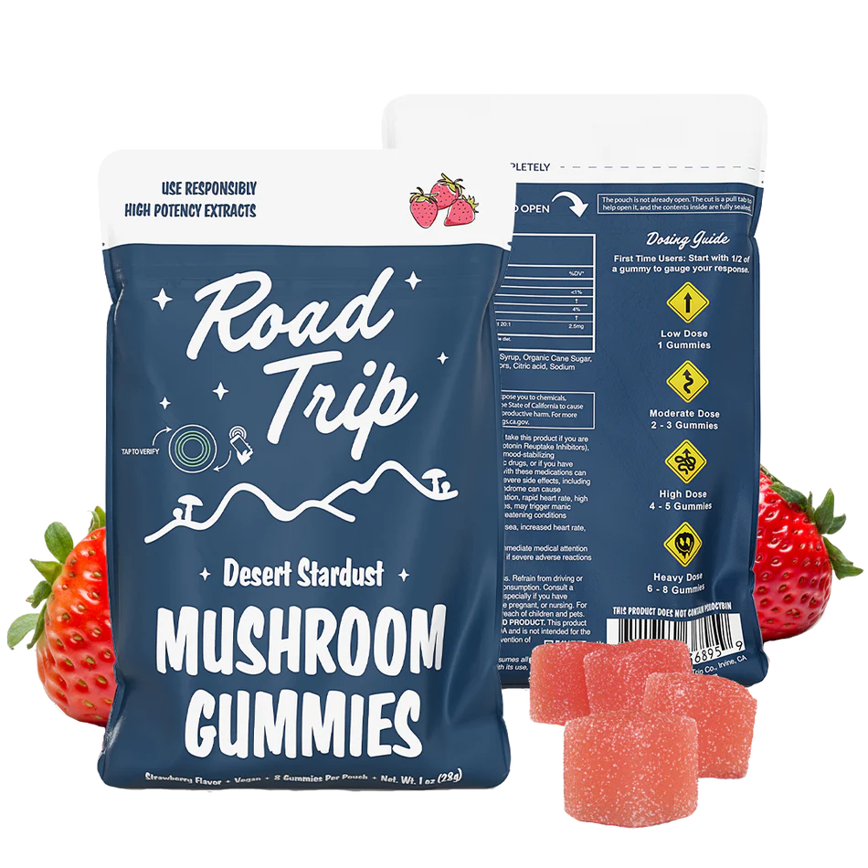 Strawberry Mushroom Gummies