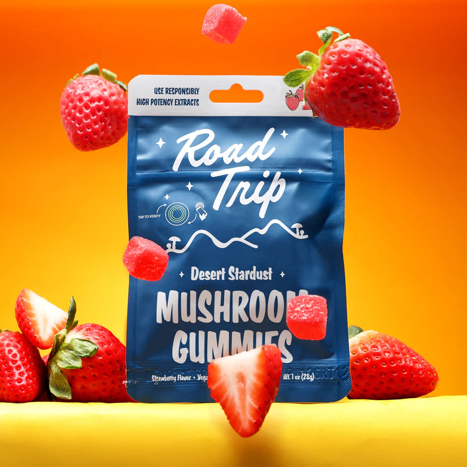 Strawberry Mushroom Gummies