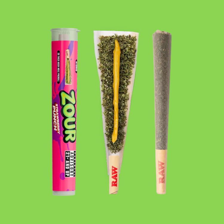 Strawberry Punch Hash Hole Pre-Roll