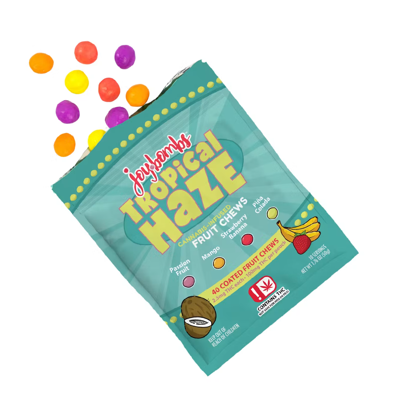 Joy Bombs Tropical Haze • 100mg THC (40ct)