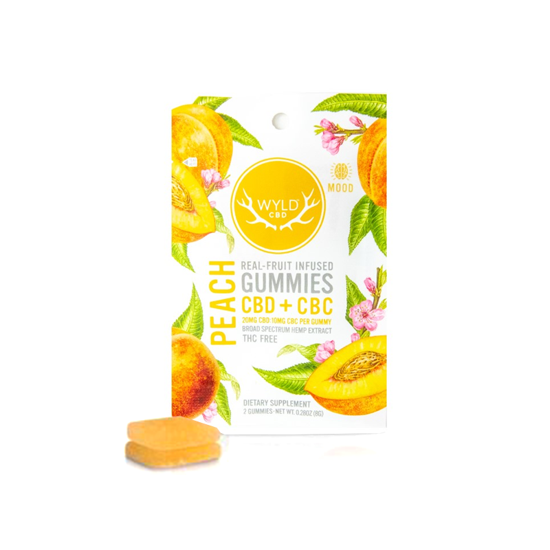 Peach CBD+CBC Gummies (2ct)